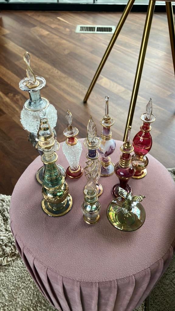 Parfumflesjes, Antiek en Kunst, Antiek | Glas en Kristal, Ophalen of Verzenden