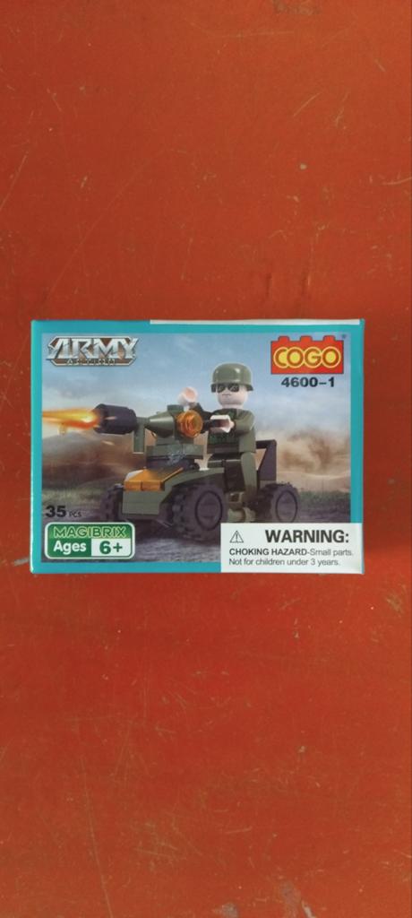 Cogo Army Magibrix Bouwset - 35 Stuks, Ophalen of Verzenden, Nieuw, Overige merken