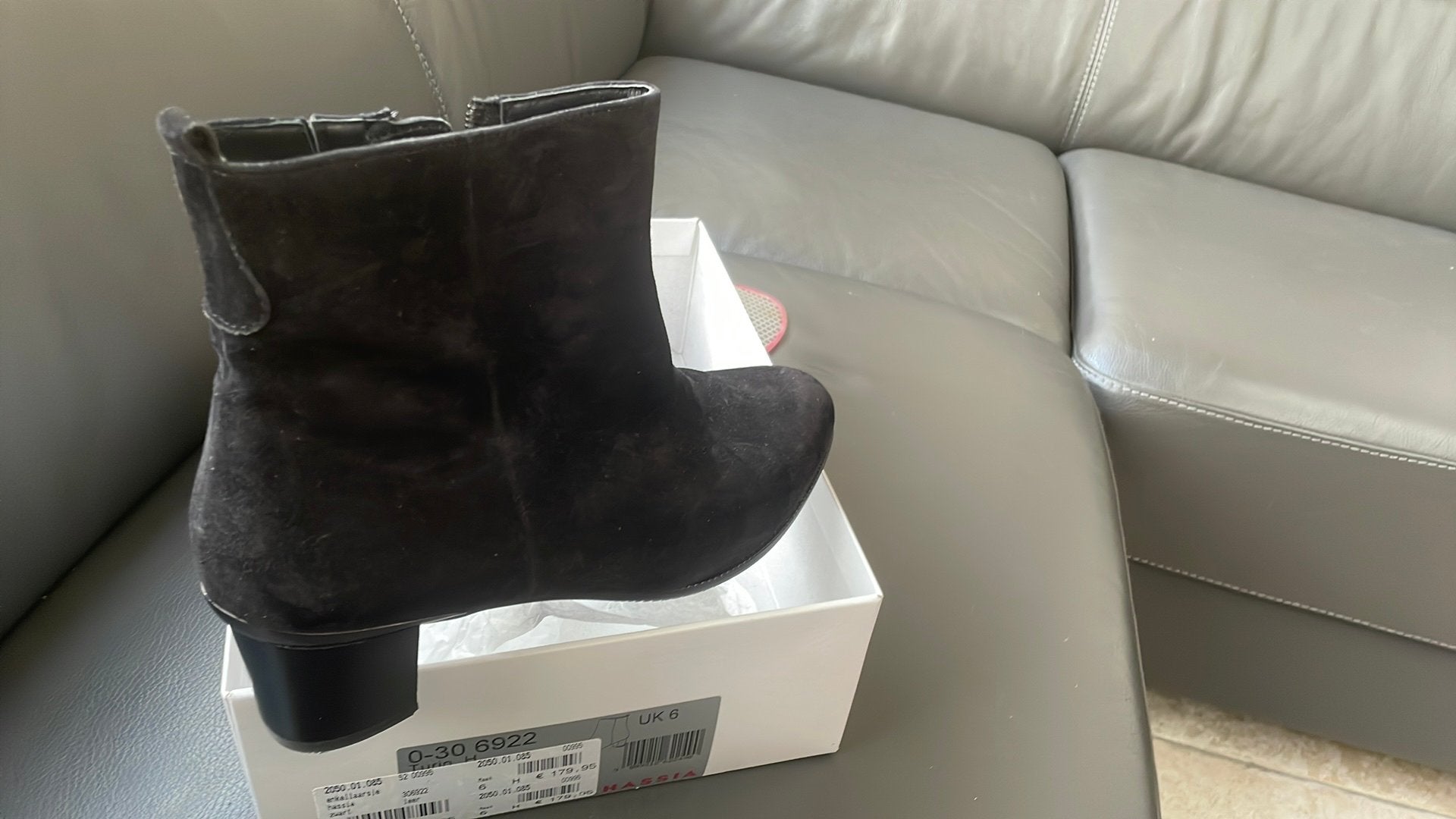 Schoenen met halkje zwart swedde, Ophalen, Nieuw, Zwart