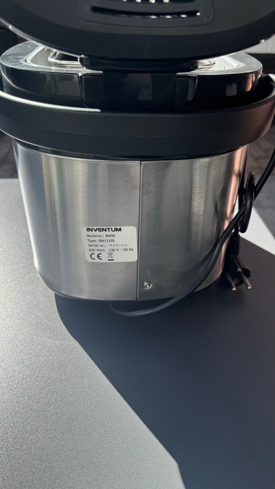Inventum Broodbakmachine BM1310S - Zo goed als nieuw, Met timer, Meer dan 10 programma's, 800 tot 1200 gram deeg, Ophalen of Verzenden