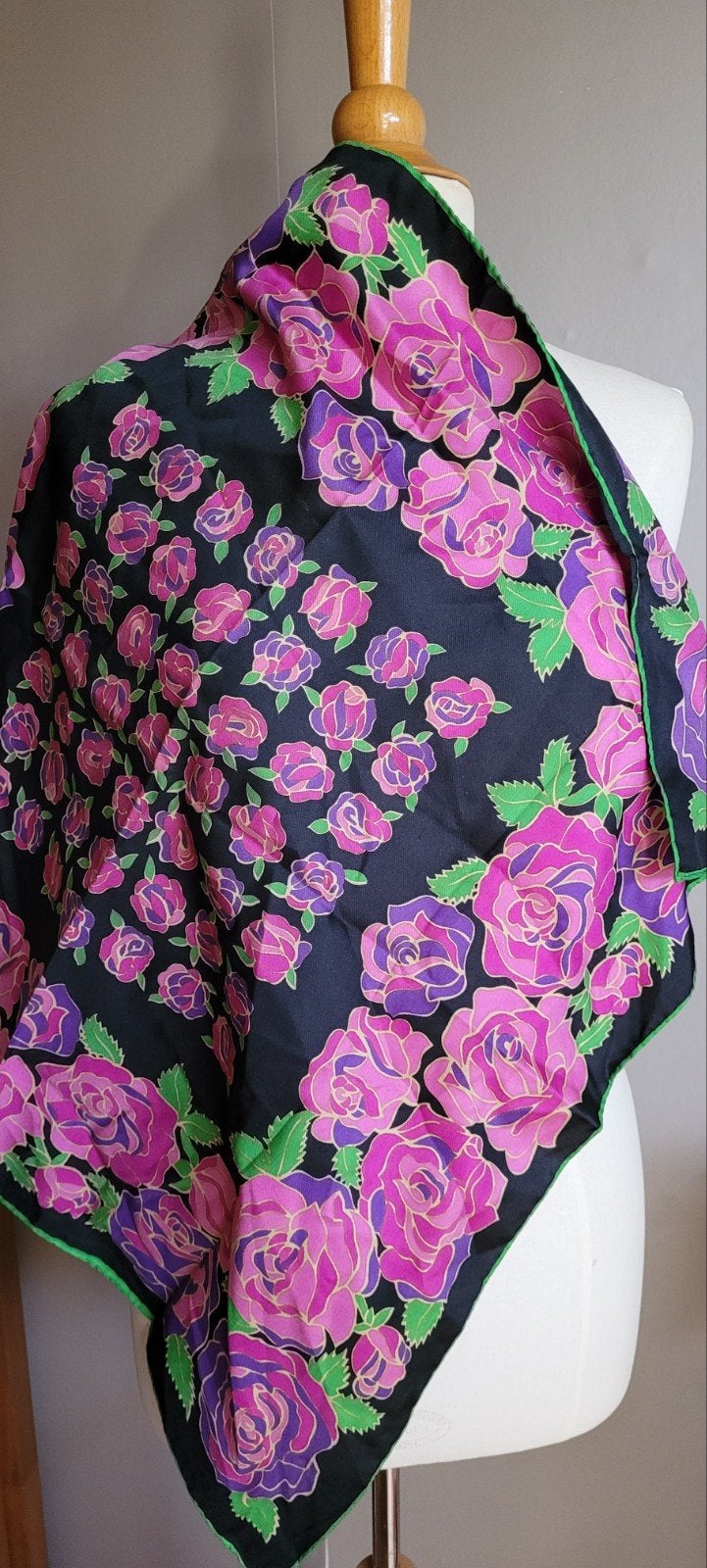 vintage sjaal, Ophalen of Verzenden, Zo goed als nieuw, Maat 46/48 (XL) of groter, Sjaal