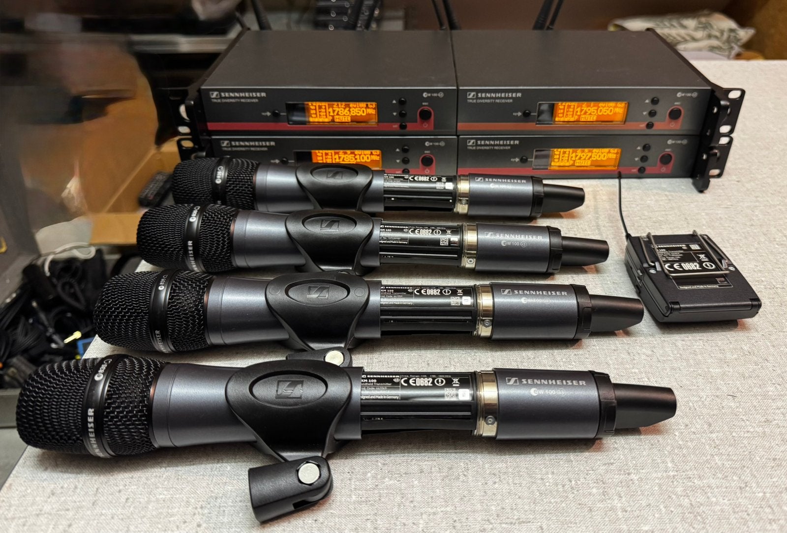 Sennheiser EW 100 G3 1800 MHz 1G8 Draadloos Microfoonsysteem, Muziek en Instrumenten, Ophalen of Verzenden, Gebruikt, Zangmicrofoon