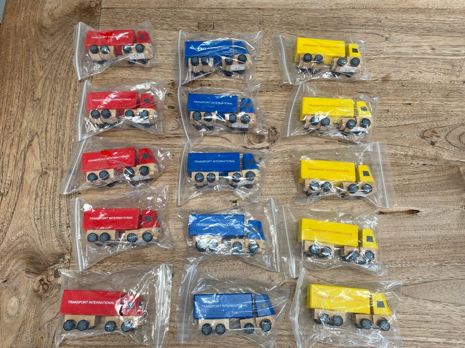 Plan City nieuwe houten vrachtwagen/vrachtwagens/trucks, los, Kinderen en Baby's, Speelgoed | Houten speelgoed, Ophalen of Verzenden