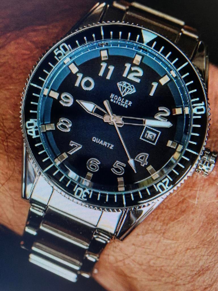 New Horloge Hodler Bex Blue, Overige merken, Staal, Staal, Polshorloge