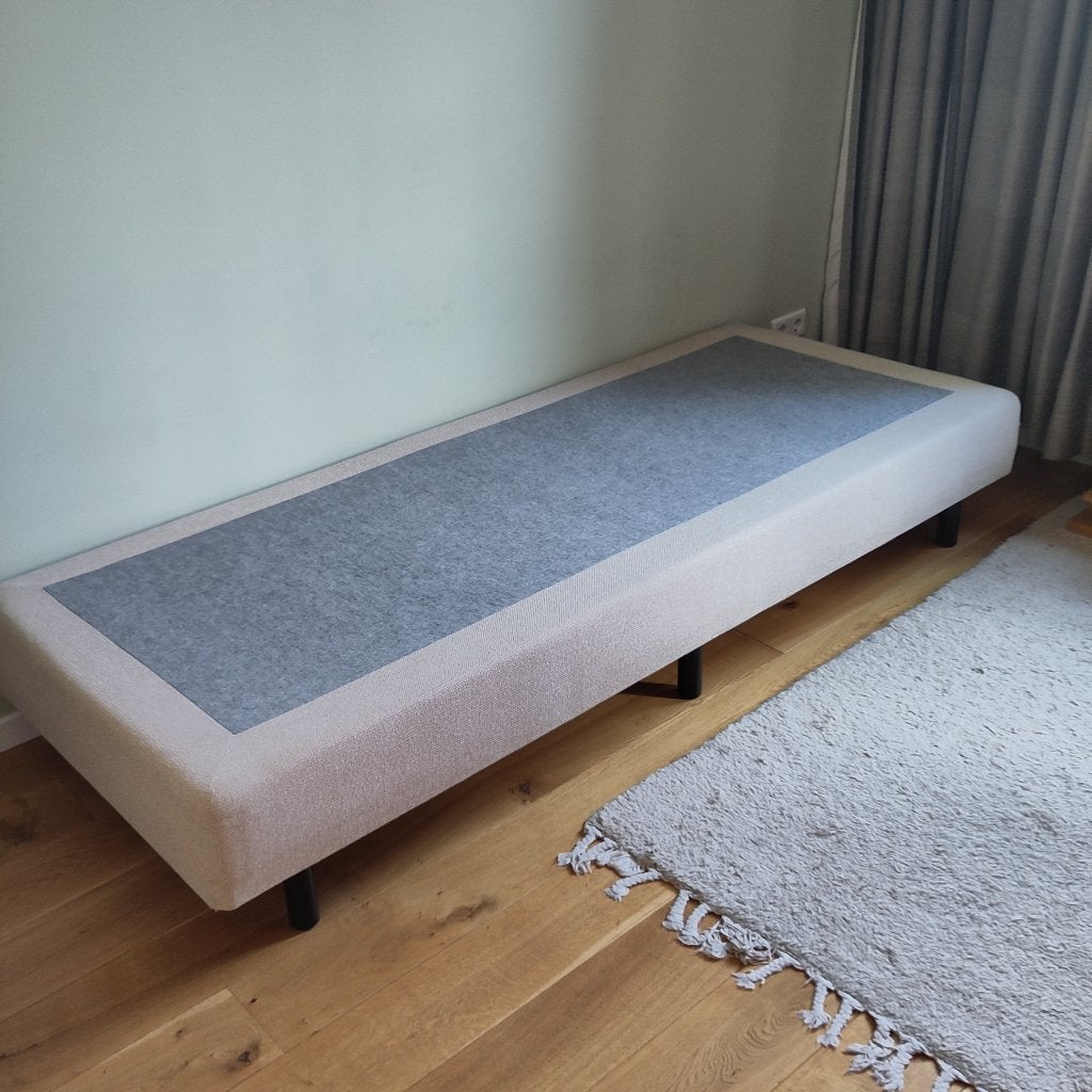 Eenpersoons bed/ boxspring, Ophalen, Gebruikt, 90 cm, Eenpersoons