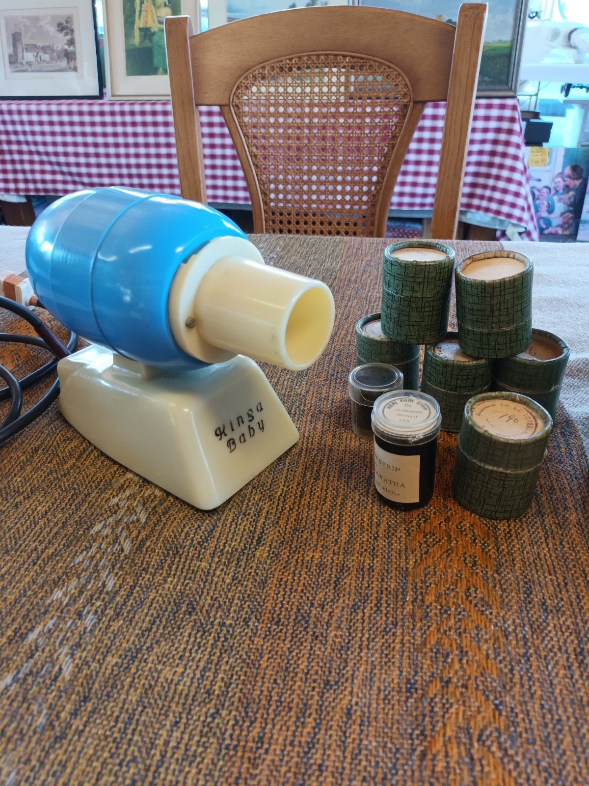 Kinga baby projector 50 er jaren INCL FILMPJES, Ophalen