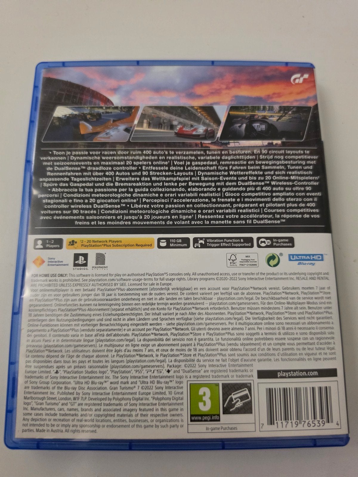 Gran Turismo 7 PlayStation 5 Lees Beschrijving Aub, 1 speler, Racen en Vliegen, Ophalen of Verzenden, Vanaf 3 jaar