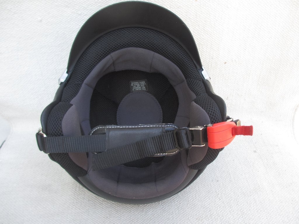 Vespa Helm Soft Touch" Abisso mat zwart", Fietsen en Brommers, Brommerhelmen, Ophalen of Verzenden, Zo goed als nieuw, Extra large of groter