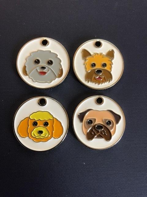 winkelwagenmuntjes serie 4 honden, Ophalen of Verzenden