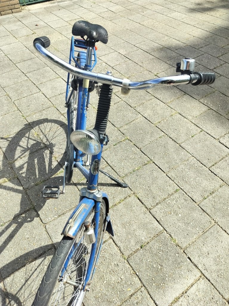 Gazelle iets - Fietst prima, evt. beetje opknappen, Fietsen en Brommers, Ophalen, Terugtraprem, Jaren '60 of nieuwer, 51 tot 55 cm