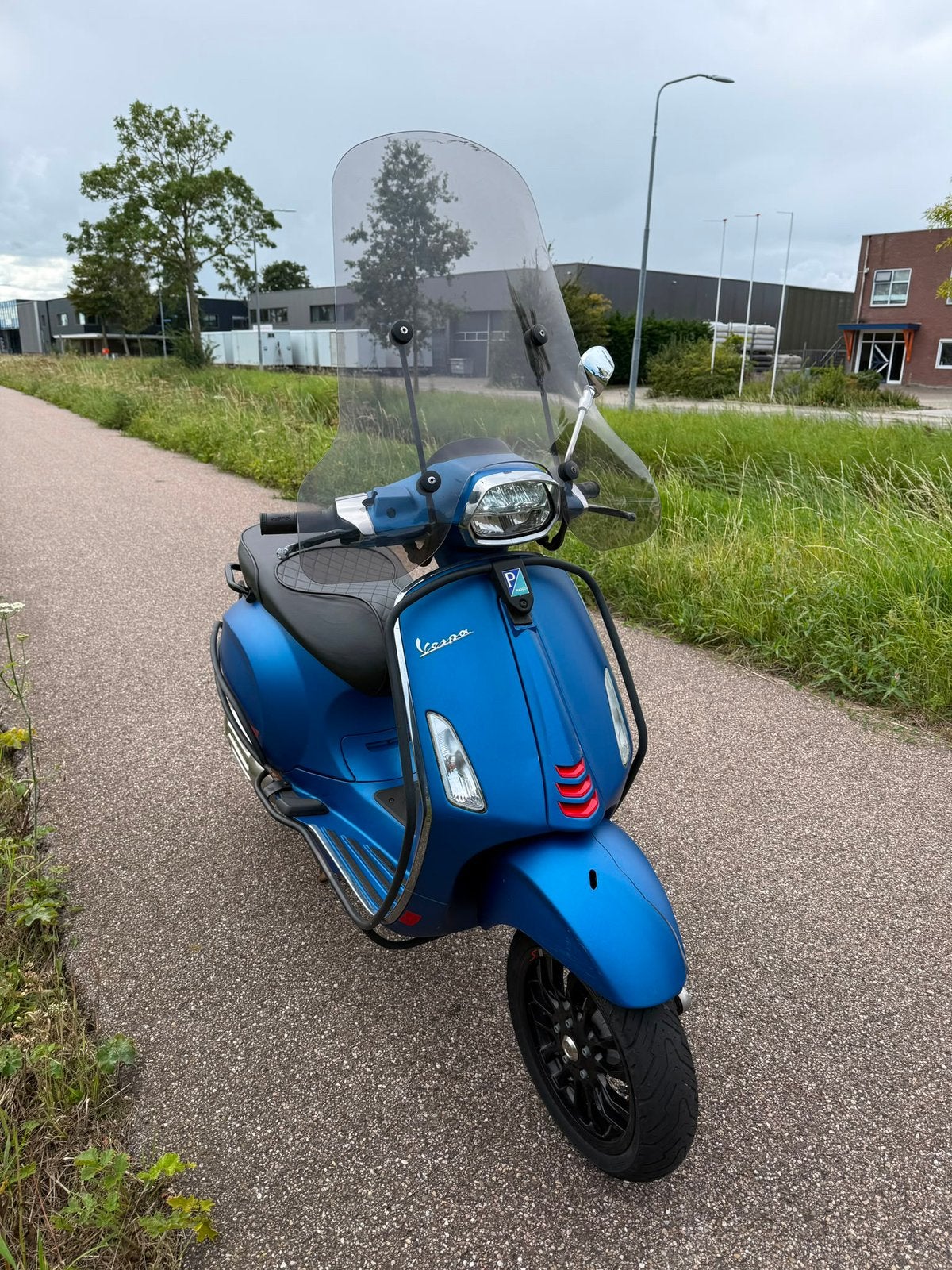 Vespa Sprint S iGet E5 – Blu Vivace Matt, Ophalen, Gebruikt, Vespa S, Benzine