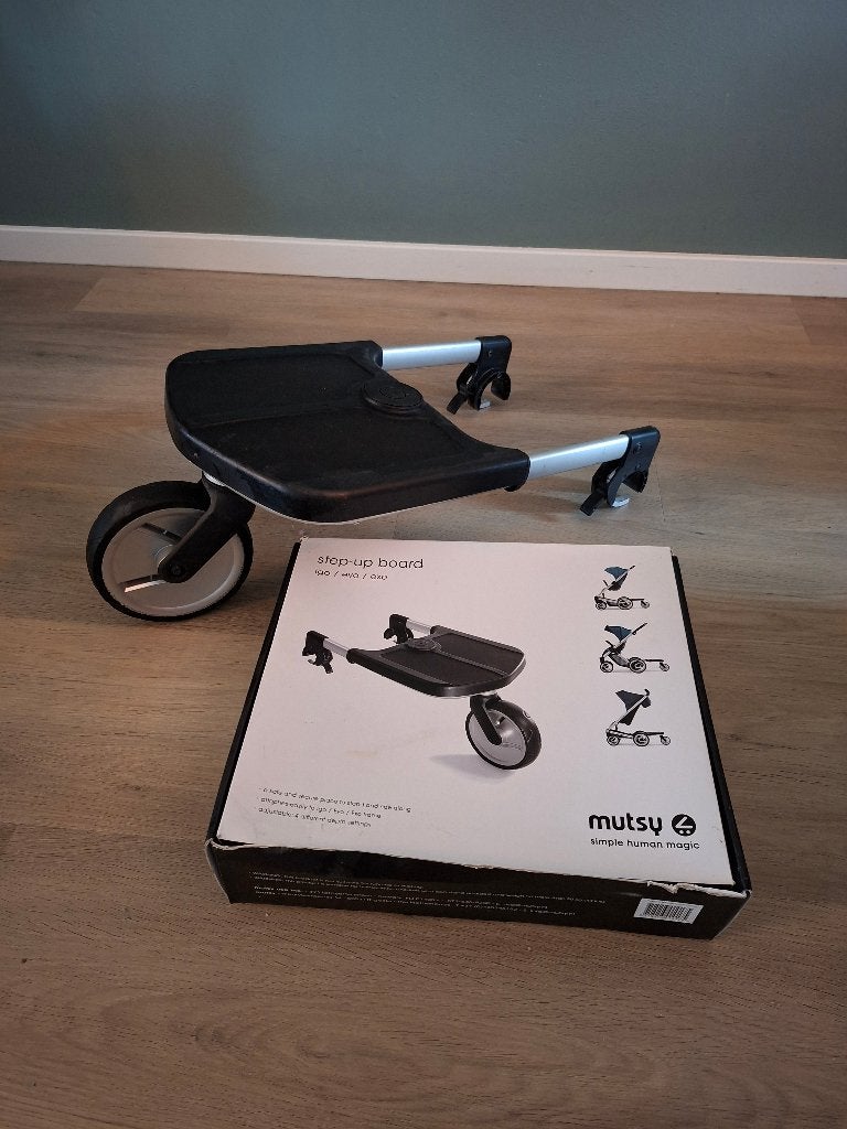 Mutsy meerijdplankje voor Igo/Evo/Exo, Kinderen en Baby's, Kinderwagens en Combinaties, Ophalen of Verzenden, Gebruikt, Kinderwagen