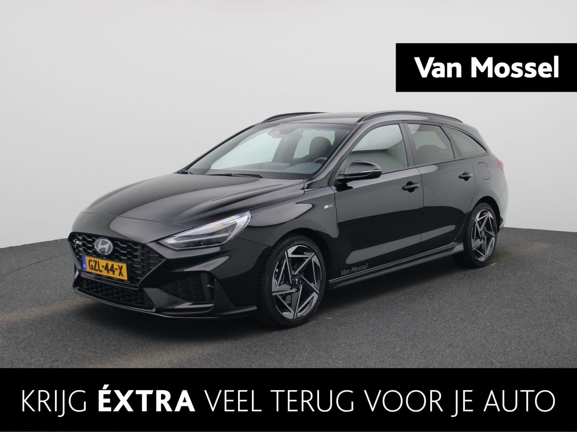 Hyundai i30 Wagon 1.5 T-GDi MHEV N Line | Stoelverwarming |, Auto's, Hyundai, 12 maanden, 4 cilinders, 610 kg, Zwart