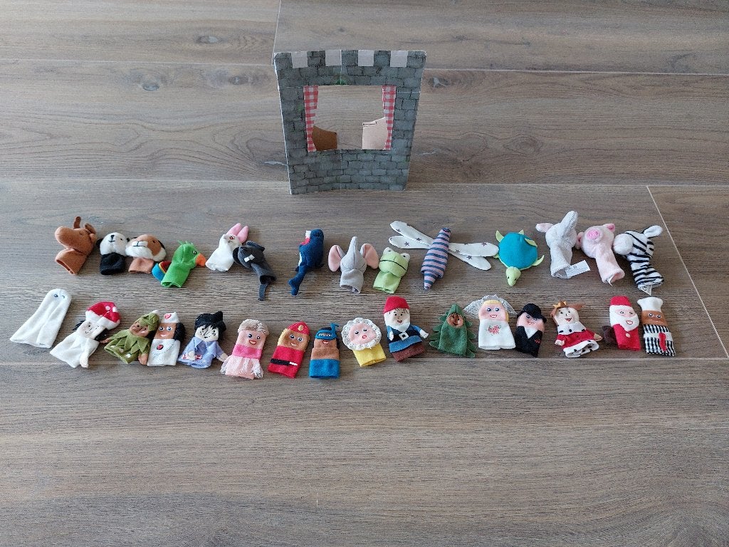 Vingerpoppetjes Ikea, Ophalen of Verzenden, Zo goed als nieuw