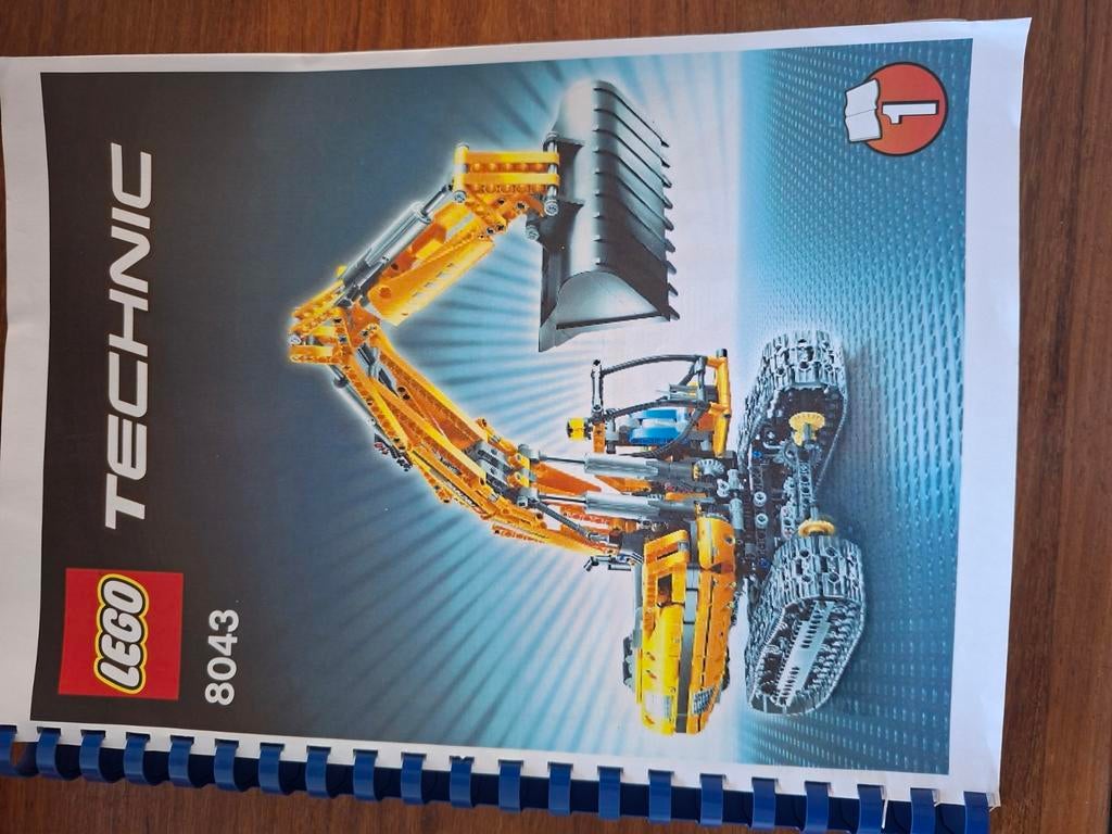 Lego Technic 8043 Graafmachine 2 in 1, Kinderen en Baby's, Speelgoed | Duplo en Lego, Ophalen of Verzenden, Gebruikt