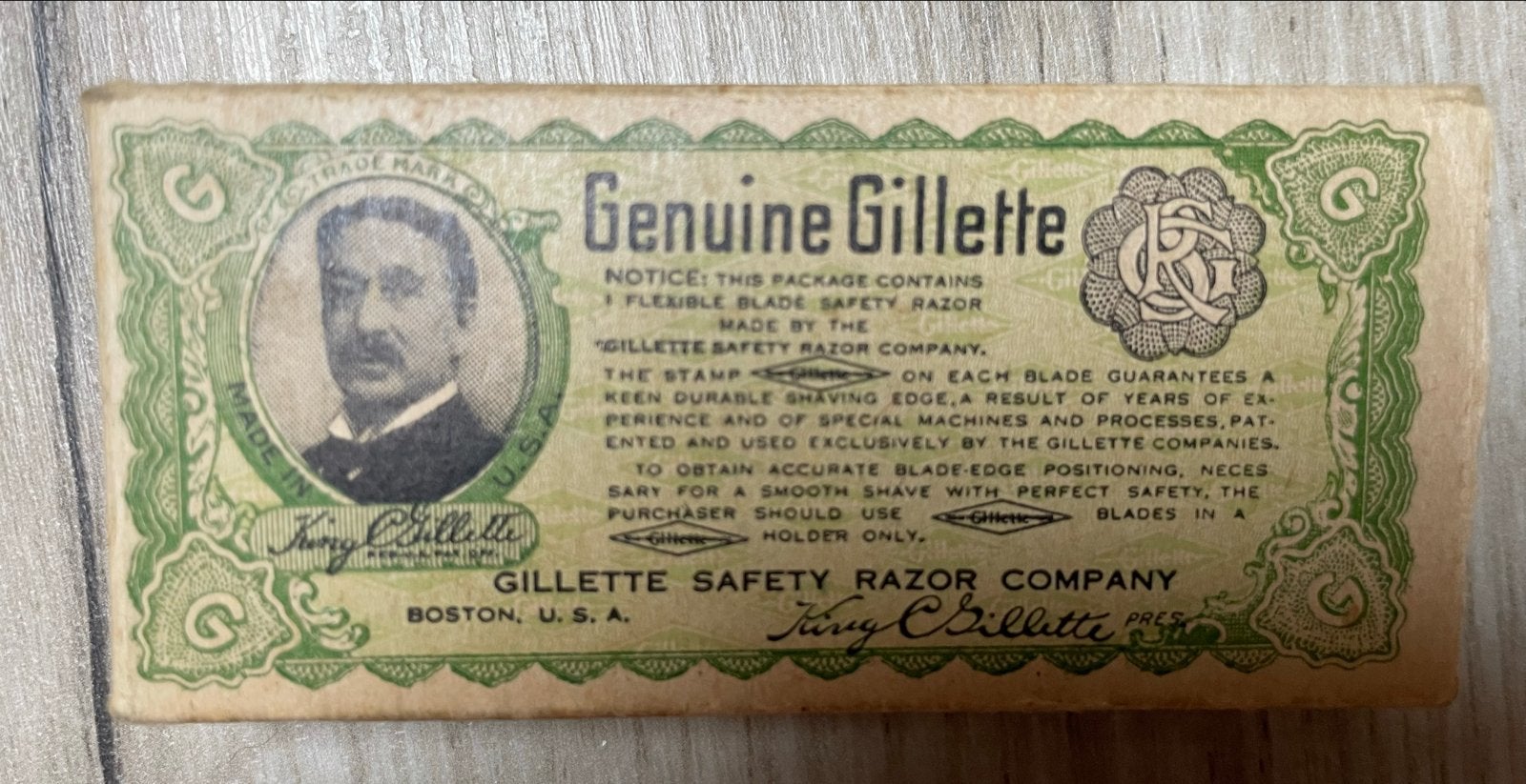 Vintage Gillette Veiligheidsscheermes met originele doos, Ophalen of Verzenden