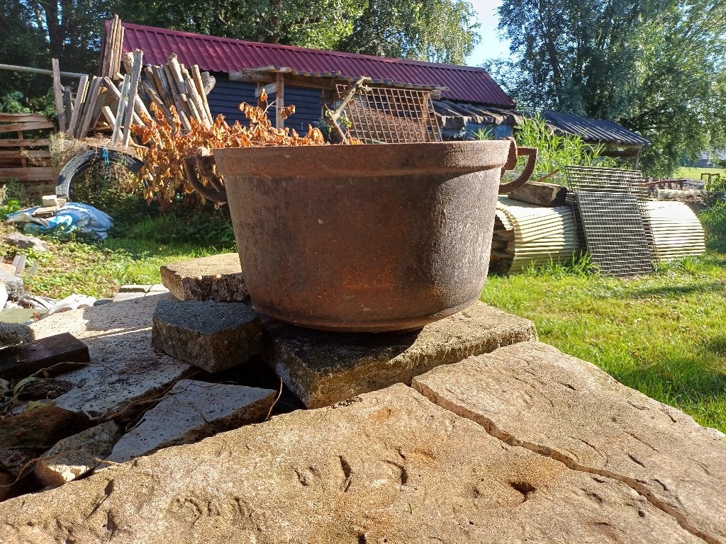 antieke/ vintage gietijzeren kookpot/heksenketel, Ophalen of Verzenden