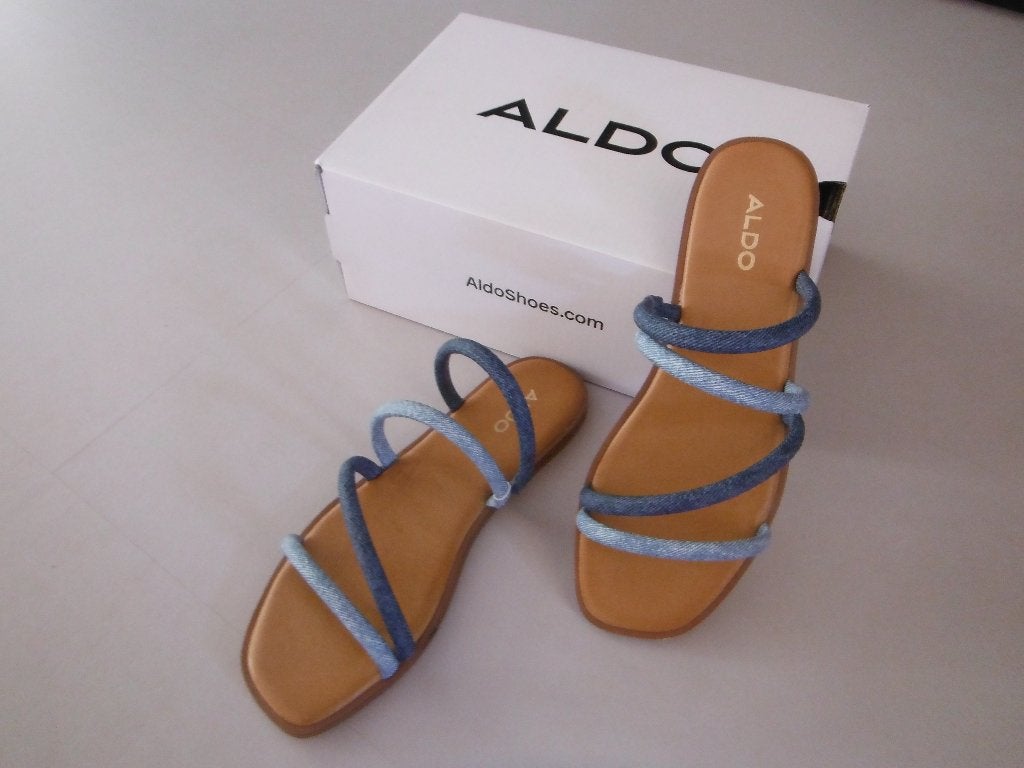 leuke nieuwe jeans / denim slippers Aldo, mt 37, Slippers, Nieuw, Aldo, Verzenden