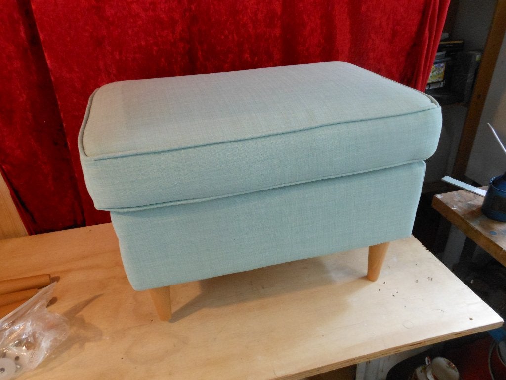 Ikea Strandmon voetenbankje, Minder dan 50 cm, 50 tot 75 cm, Ophalen of Verzenden, Zo goed als nieuw