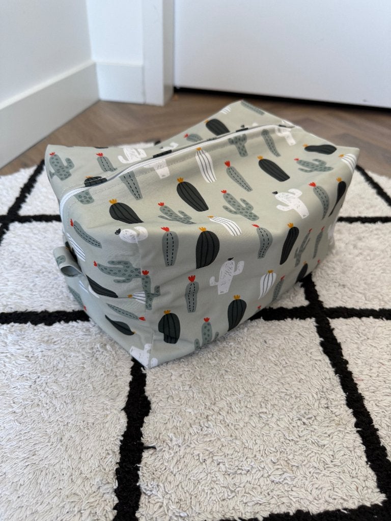 Nieuw groen cactus print luiertas verschoon wet bag tas baby, Ophalen of Verzenden, Nieuw, Overige typen