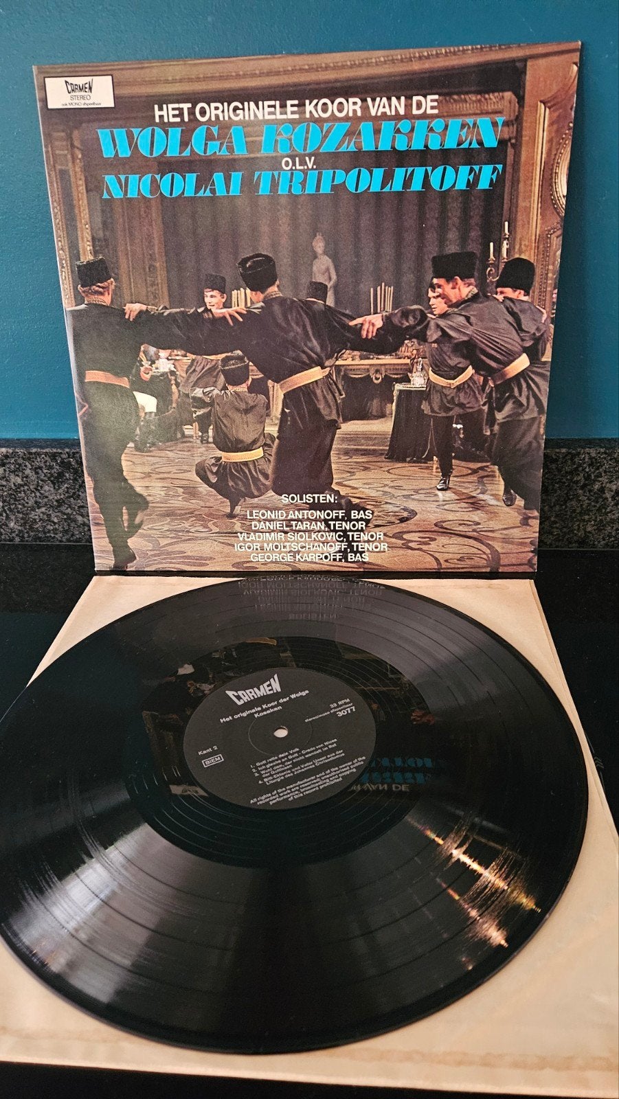 Het Originele Koor van de Wolga Kozakken LP, LP, Gebruikt, Overige genres, Ophalen of Verzenden
