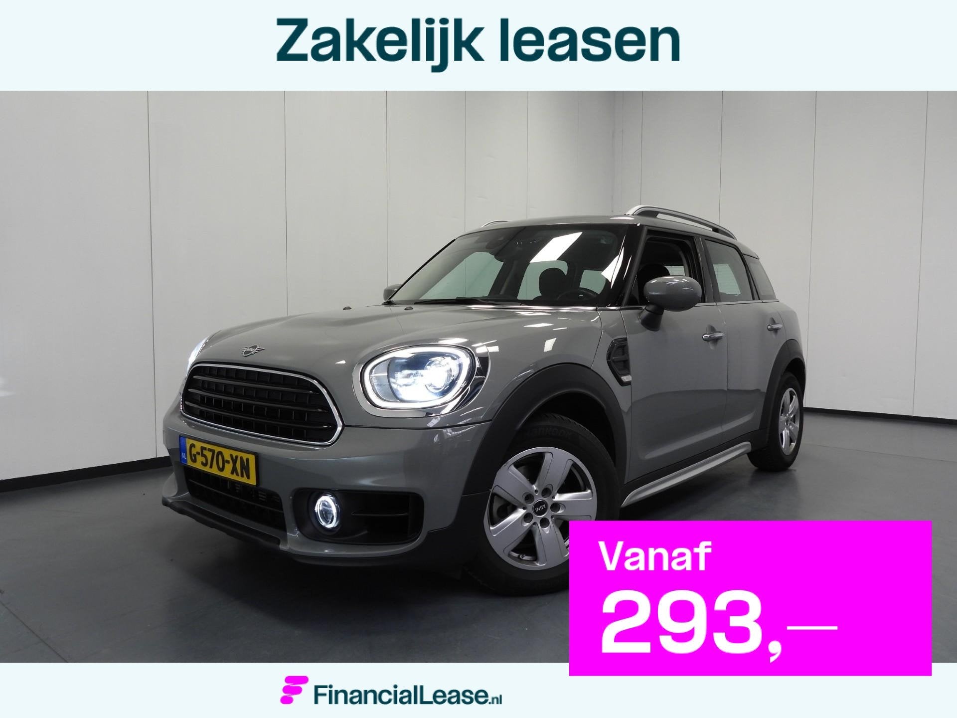 MINI Countryman 1.5 One NAVI/LEER/EL.KLEP/LED/16"LMV!, Gebruikt, Countryman, Handgeschakeld, 3 cilinders