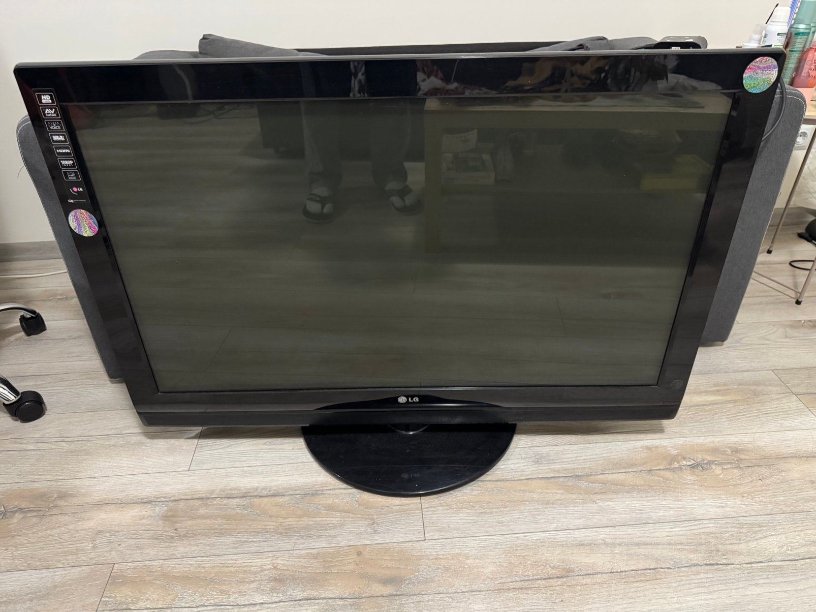 LG 42PG100R, Ophalen, 50 Hz, Zo goed als nieuw, 100 cm of meer