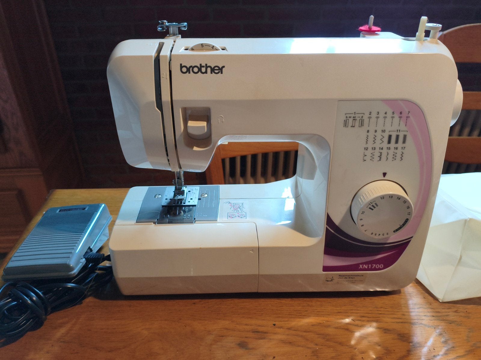 Brother XN1700 Naaimachine - Zo goed als nieuw, Ophalen, Zo goed als nieuw, Naaimachine, Brother
