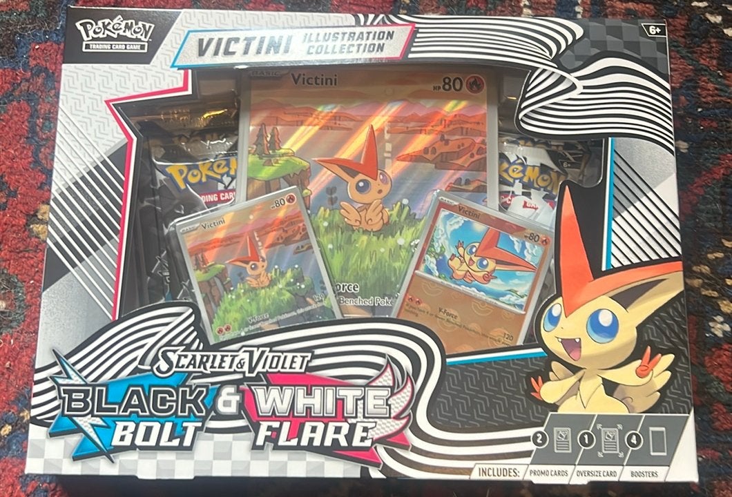 Pokémon Victini Illustratie Collectie Black & White Flare, Ophalen of Verzenden, Nieuw, Overige typen