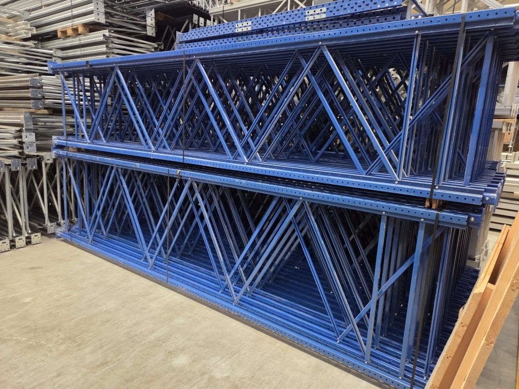 Duwic palletstelling stelling gebruikt, HMS Magazijninrichtingen BV, Gebruikt, Info@hmsmagazijninrichtingen.nl, Horsterweg 21 sevenum