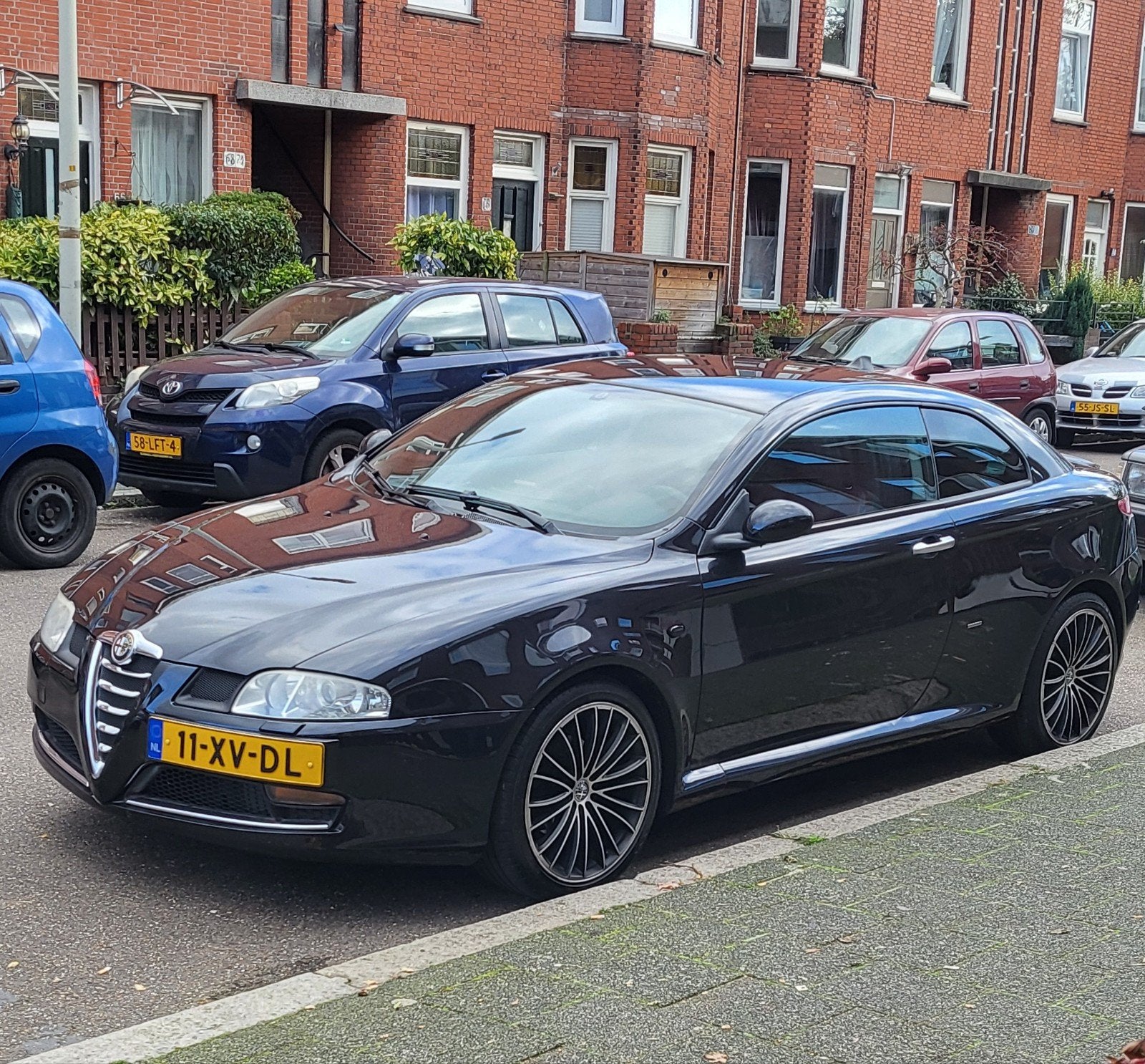Alfa Romeo GT 2.0 JTS 2007 Zwart, Auto's, Alfa Romeo, Voorwielaandrijving, 1295 kg, 400 kg, Zwart
