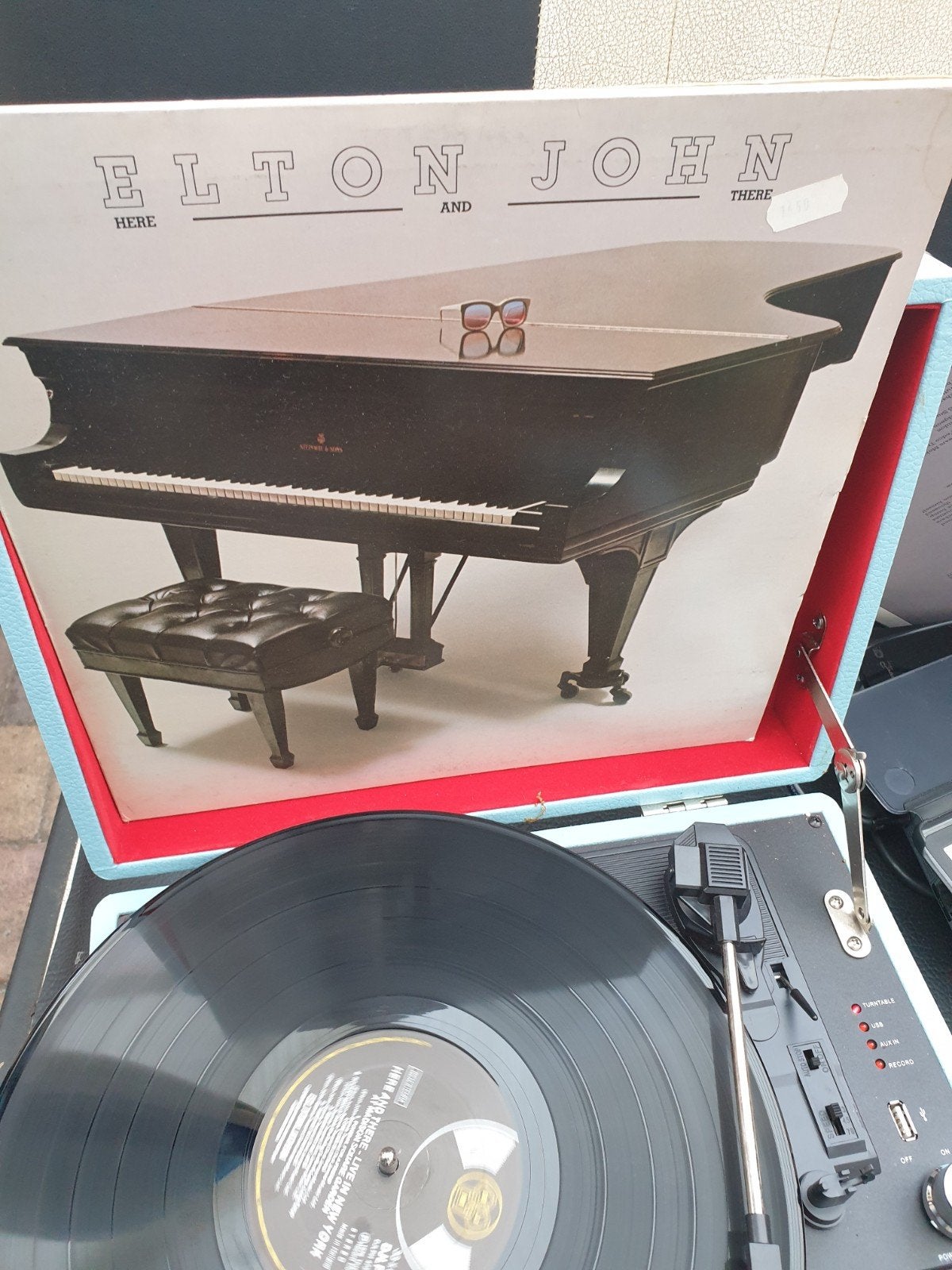 Elton John lp here and there, Cd's en Dvd's, Ophalen of Verzenden, LP