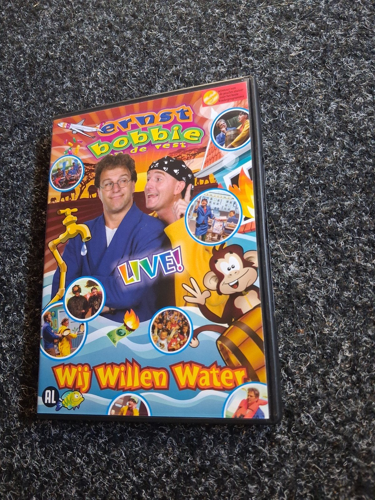 DVD ERNST EN BOBBIE WIJ WILLEN WATER (NIEUW!!), Cd's en Dvd's, Ophalen, Show, Alle leeftijden, Nederlands
