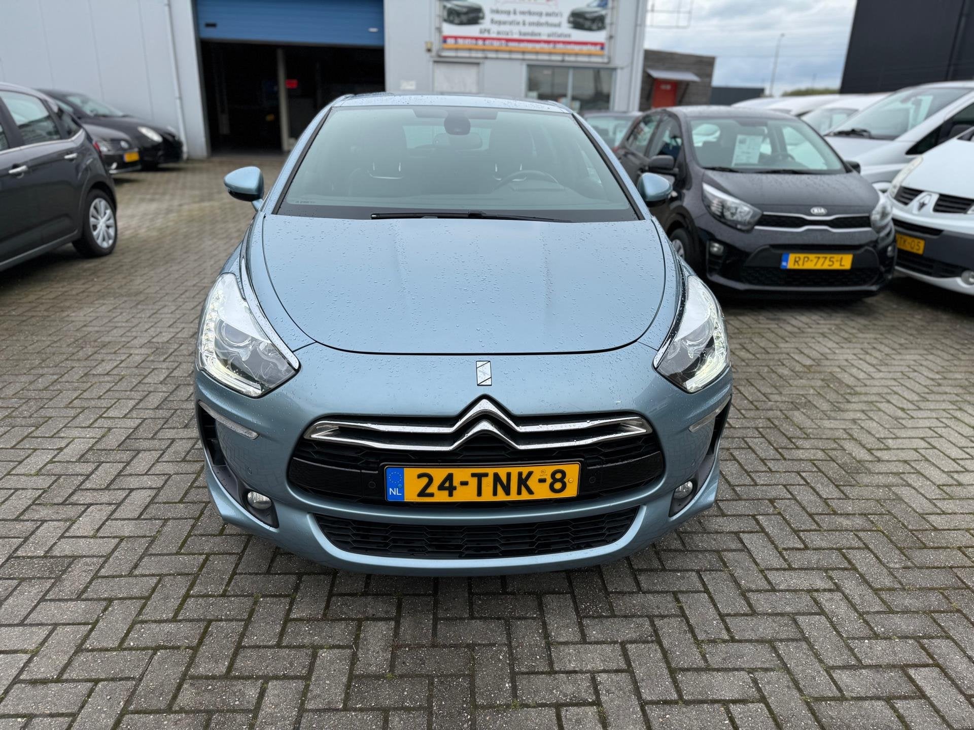Citroen DS5 1.6 THP Chic|Soms Storing Lampje Brand........, Gebruikt, Blauw, Bedrijf, 1598 cc