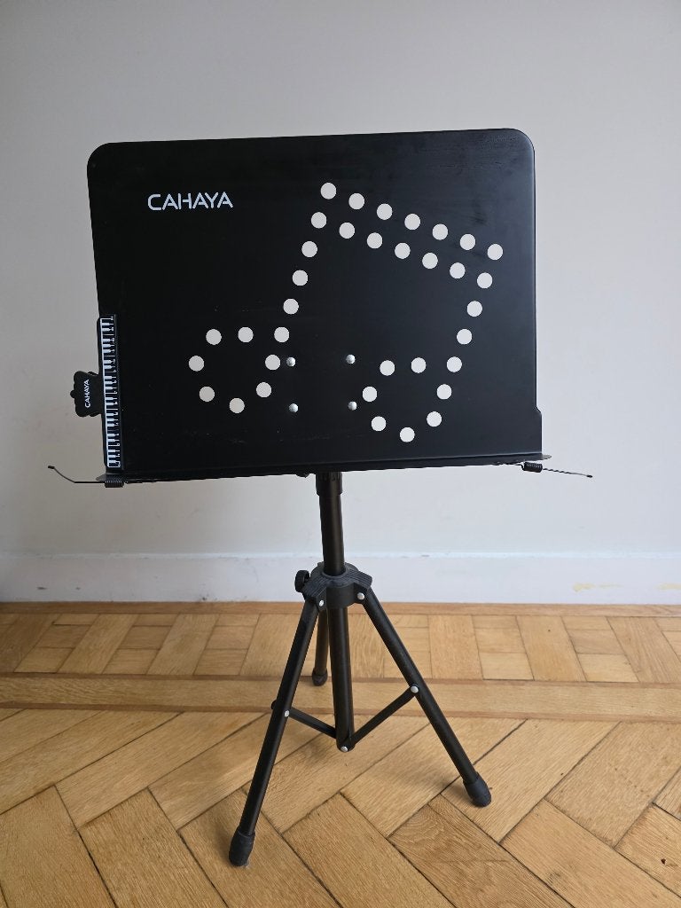 CAHAYA Metalen muziekstandaard, Ophalen, Zo goed als nieuw, Muziekstandaard