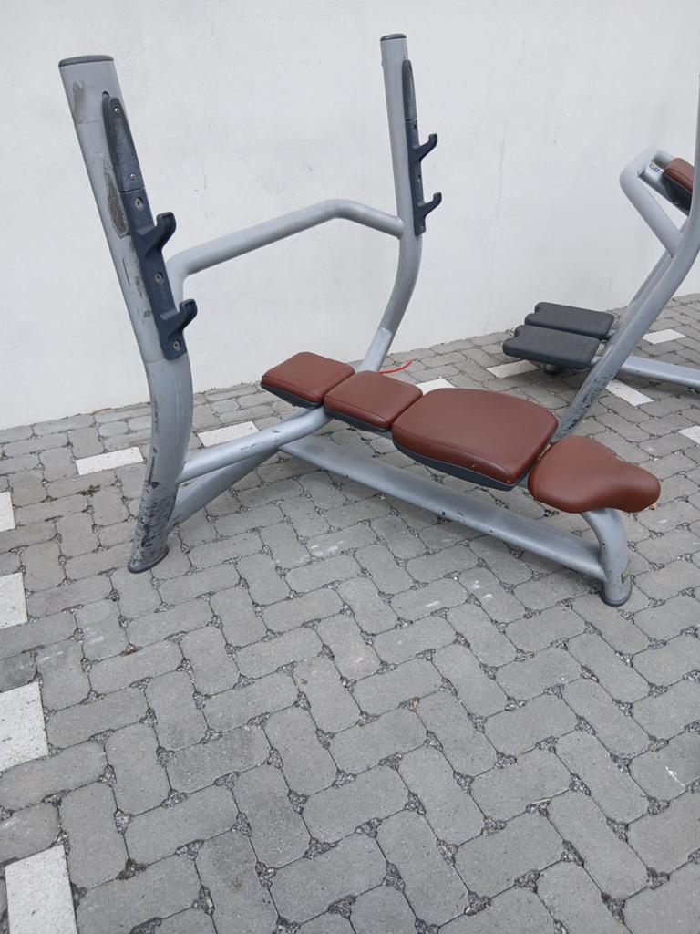 Technogym Selection Bank druk Bench press, Ophalen, Zo goed als nieuw, Fitnessbank
