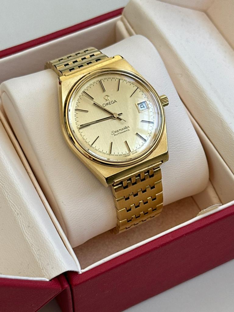 Omega Seamaster vintage, Ophalen, Staal, Gebruikt, Staal