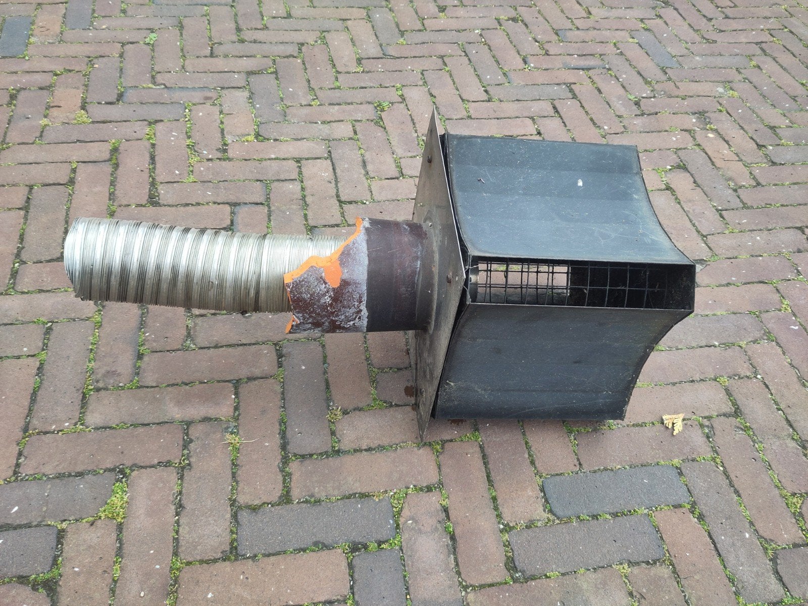 Inbouwhaard met flexibele pijp, Ophalen