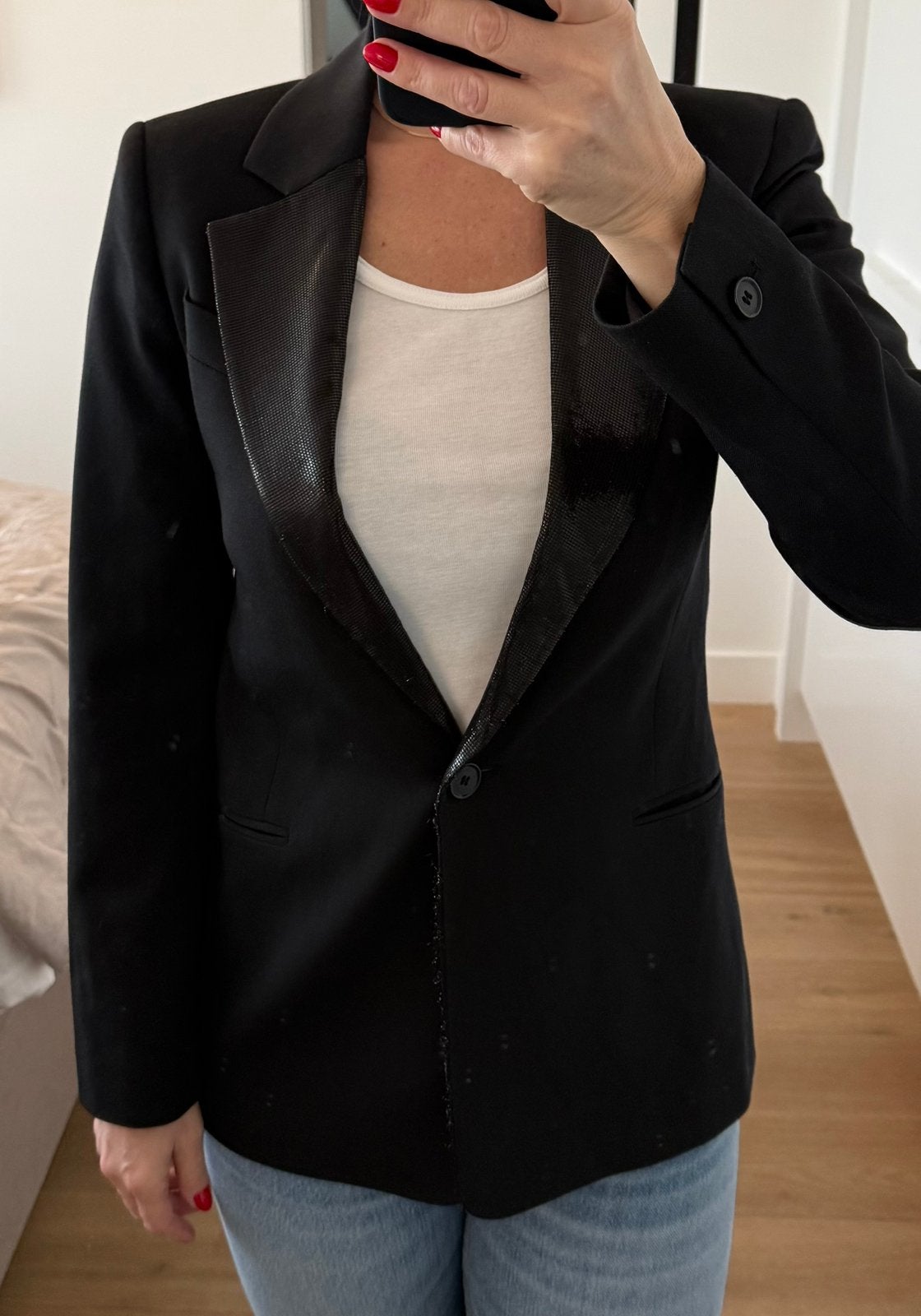 Blazer van Reiss maat 36, Zwart, Ophalen of Verzenden, Zo goed als nieuw, Jasje
