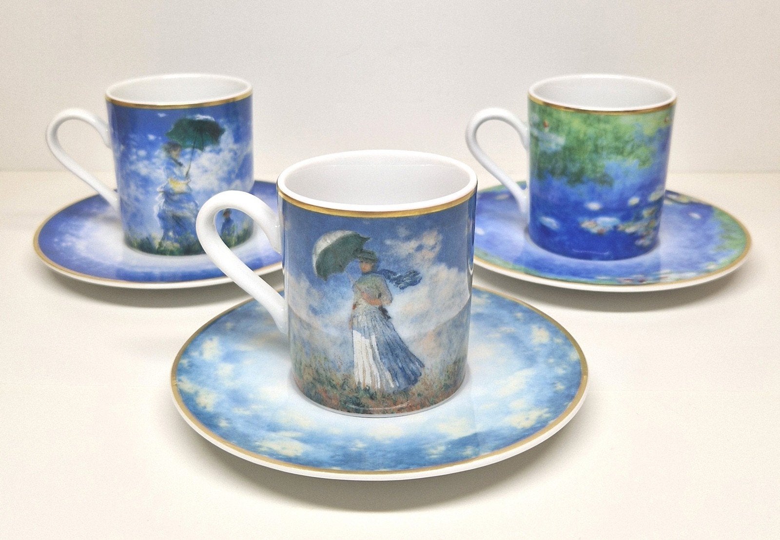 Goebel Artis Orbis Claude Monet koffieset voor drie., Ophalen