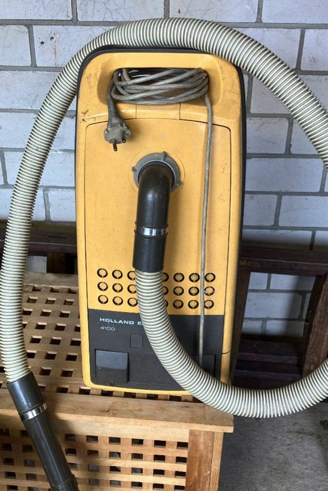 Vintage Holland Electro 4100 Stofzuiger (1975-1976), Witgoed en Apparatuur, Overige merken, Gebruikt, Sledestofzuiger, Ophalen