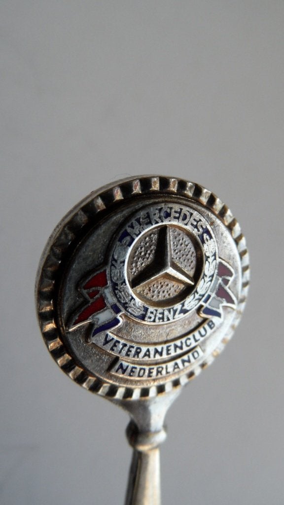 Mercedes Benz Veteranen Club oldtimerauto theelepel, Verzenden, Gebruikt, Gebruiksvoorwerp
