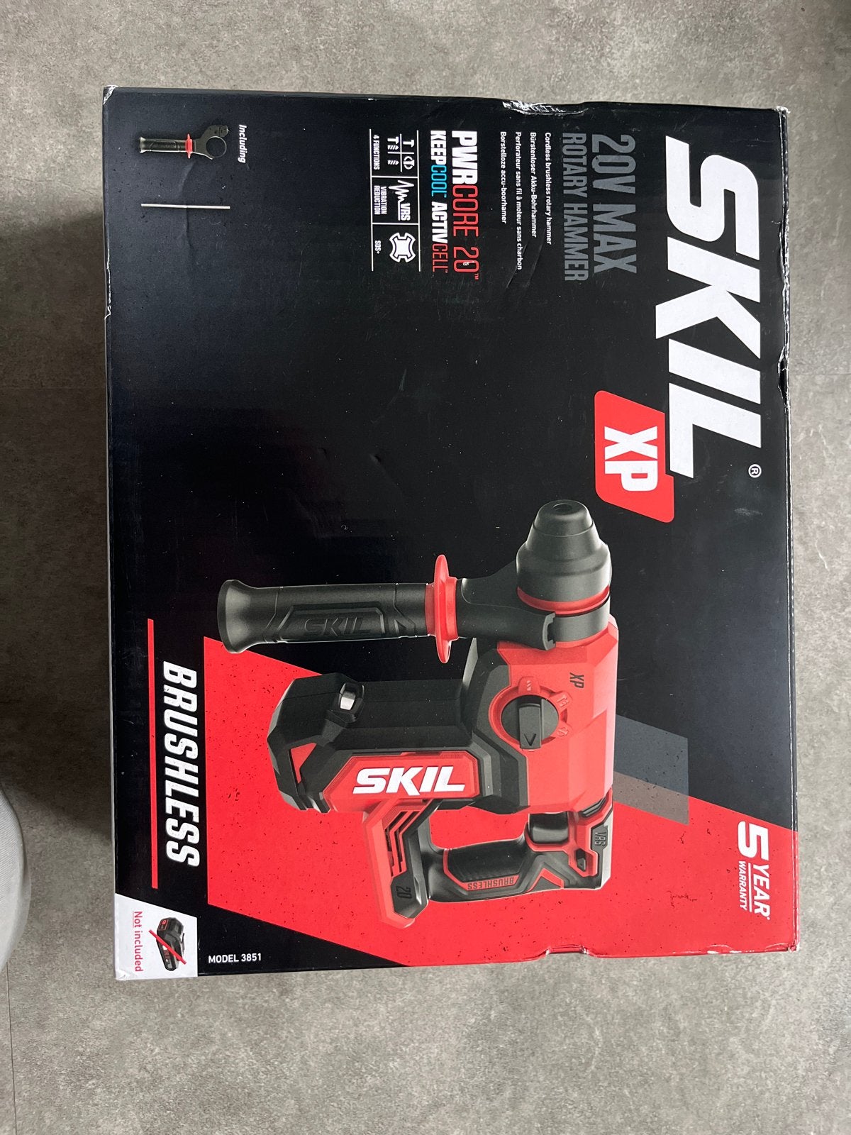 SKIL XP 20V Max Accu Boorhamer - Nieuw in doos, Ophalen, 600 watt of meer, Boor- en/of Breekhamer, Nieuw