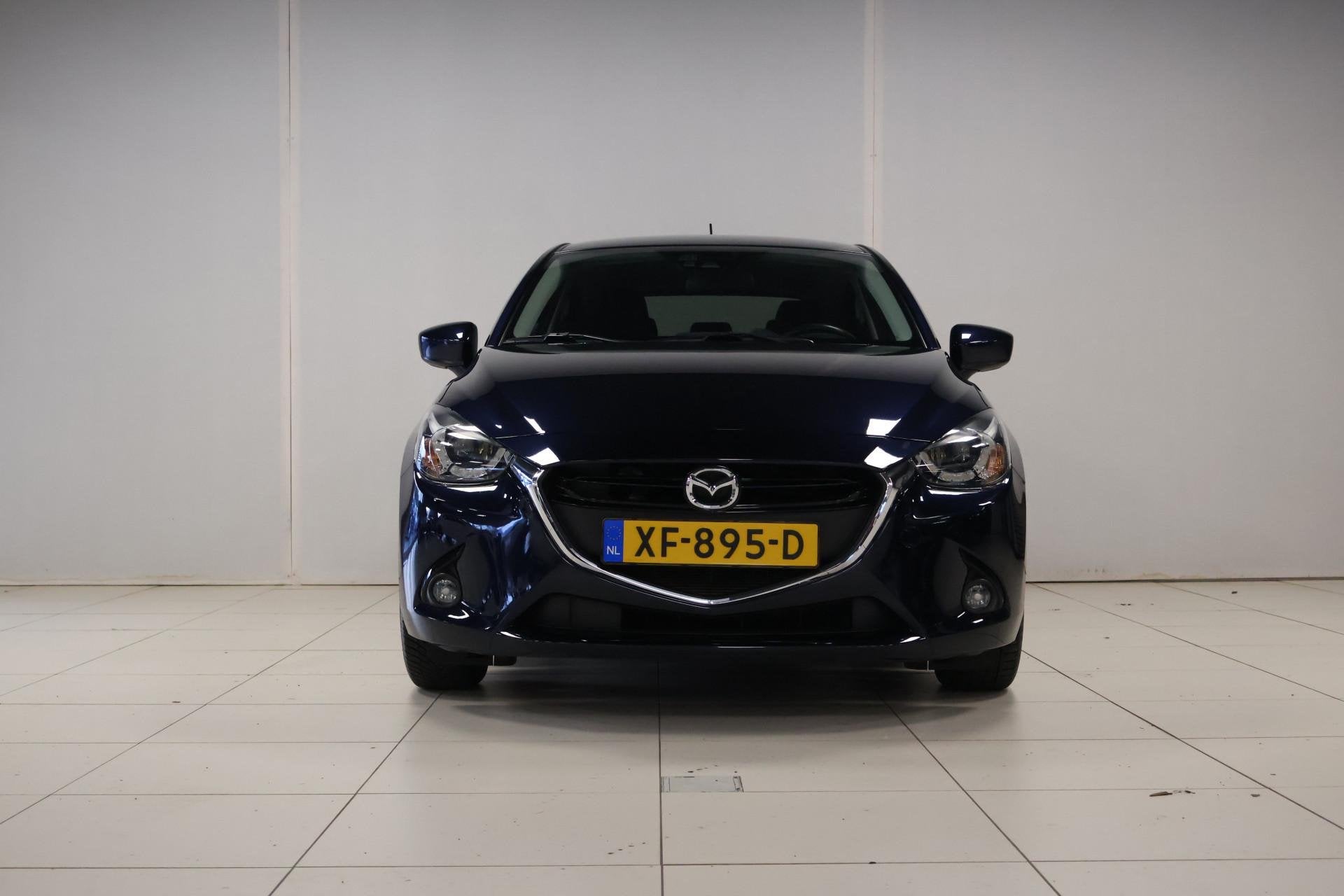 Mazda 2 1.5 Skyactiv-G GT-M, Stof, 4 cilinders, Met garantie (alle), Blauw