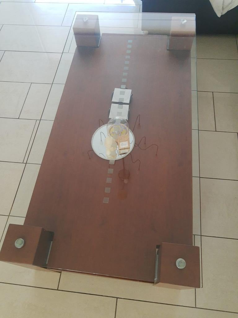 Salontafel Kersenhout, Huis en Inrichting, Tafels | Salontafels, Ophalen, 100 tot 150 cm, 50 tot 100 cm, Kersenhout