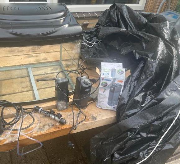 Aquarium 75 liter juwel, Ophalen, Gebruikt, Verlichting of Verwarming
