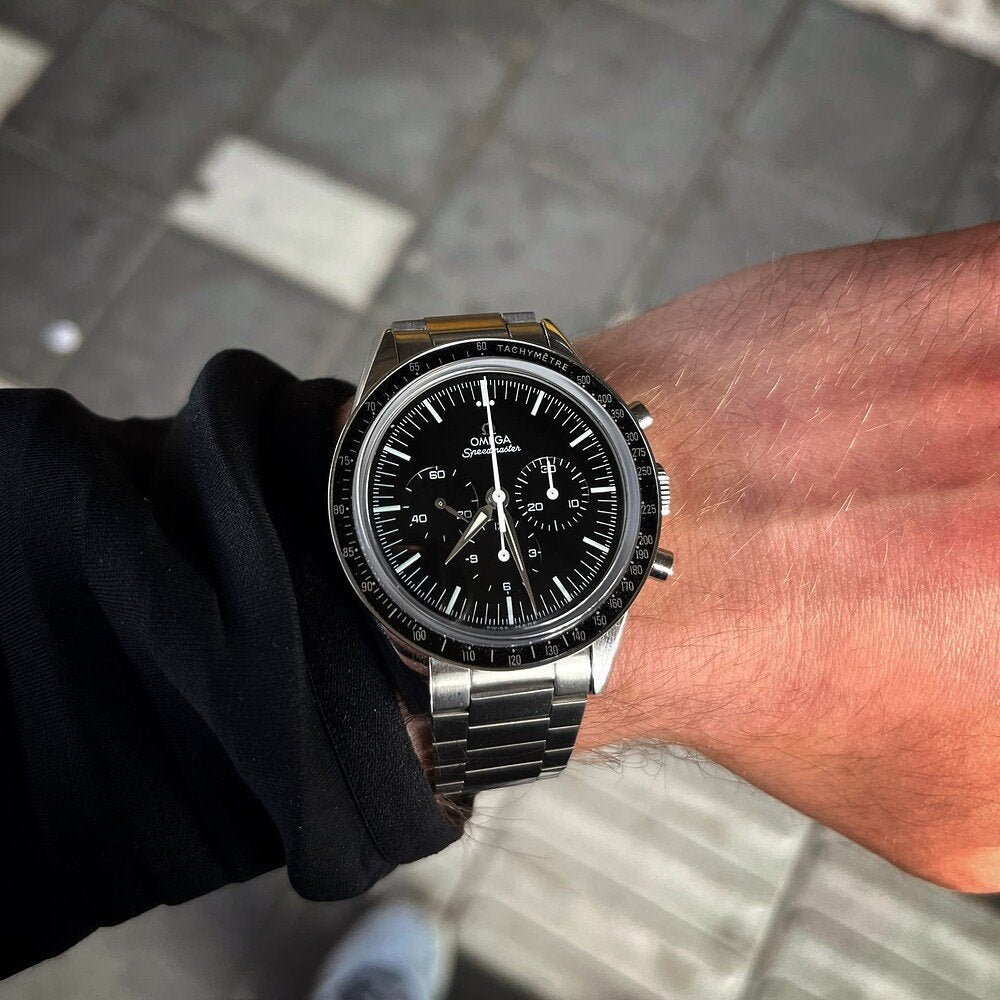 Omega Speedmaster First Omega in Space 311.32.40.30.01.001, Staal, Polshorloge, Ophalen of Verzenden, Omega