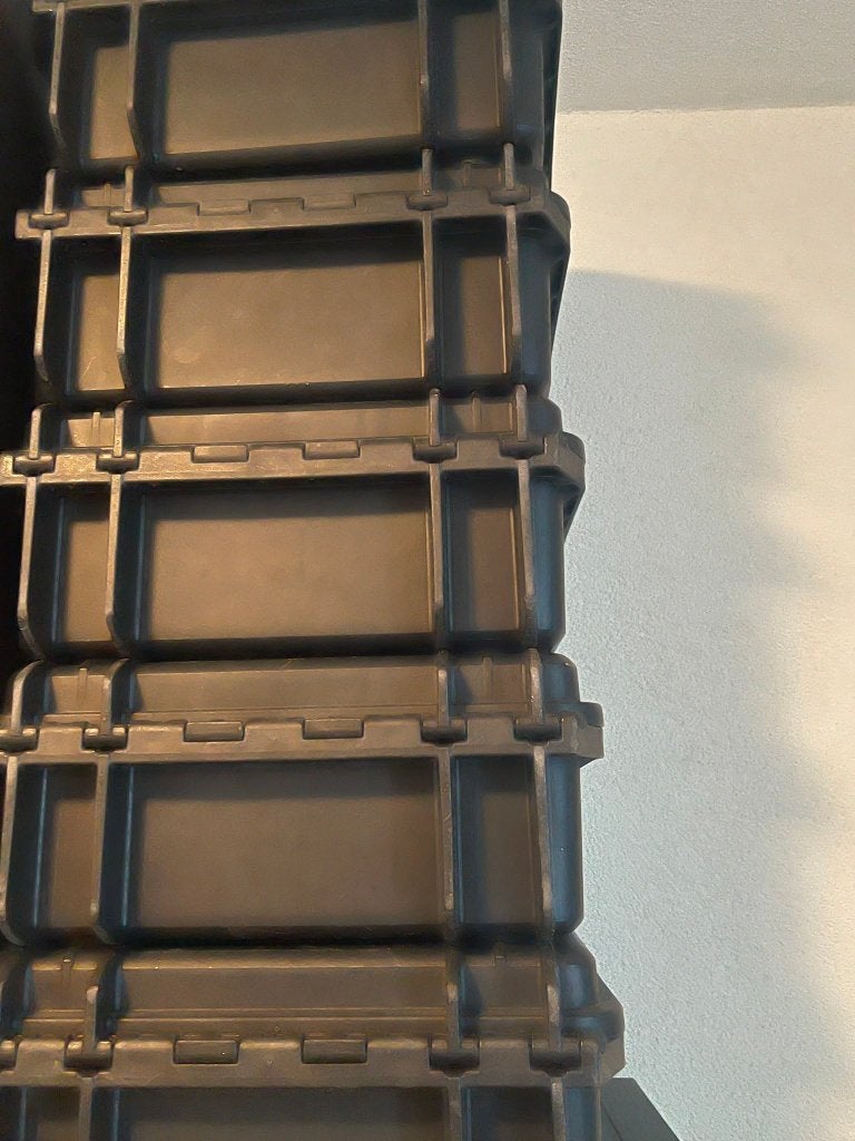 Koffer Plastic, Sieraden, Tassen en Uiterlijk, Ophalen, Gebruikt, Hard kunststof, Minder dan 50 cm