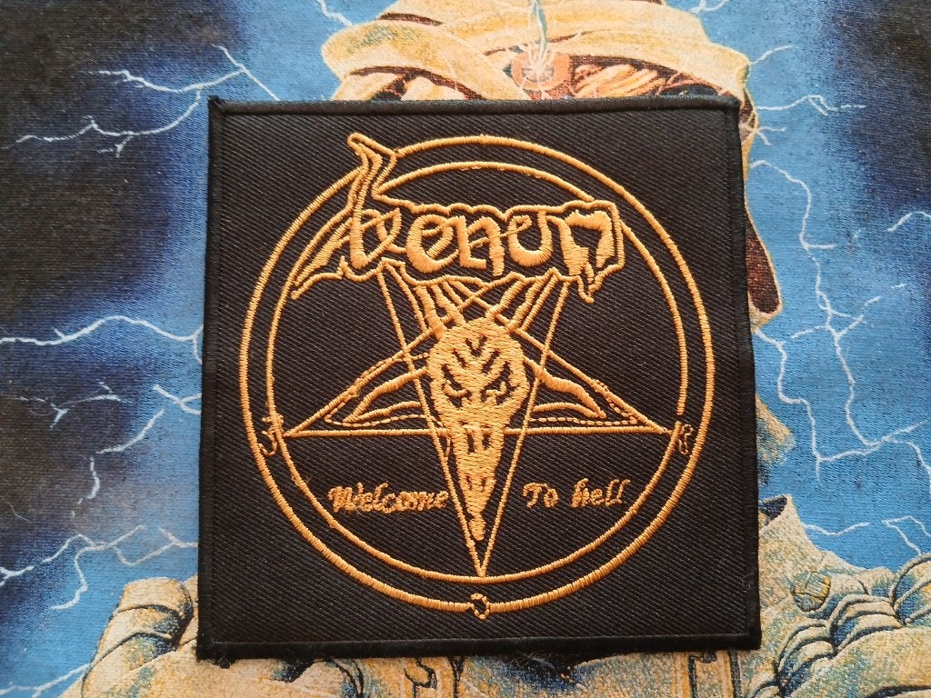 Venom mooie welcome to hell patch v57 metal, Ophalen of Verzenden, Nieuw, Kleding
