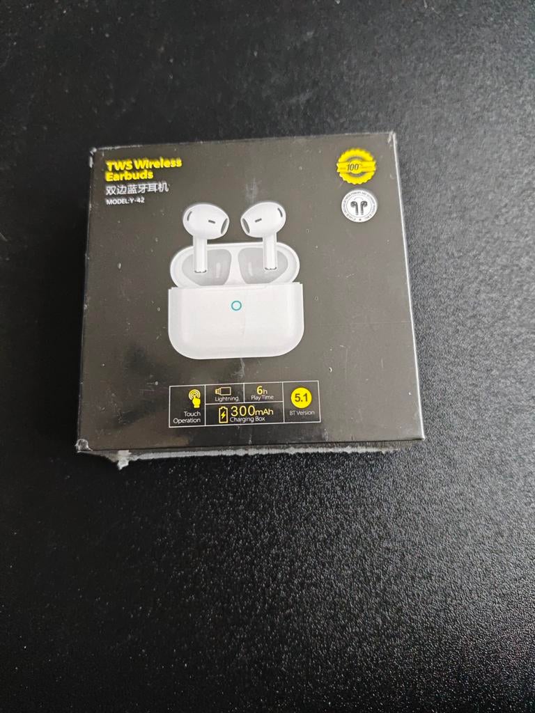 Nieuwe TWS Wireless Earbuds - Model Y-42 - In folie, Overige merken, Nieuw, Ophalen of Verzenden, Over oor (circumaural)